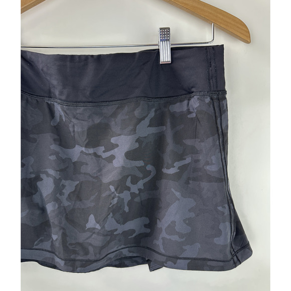 Lululemon Pace Rival Skirt Shorts Skort No Panels Camo Golf Pickleball Size 12 - Picture 6 of 15